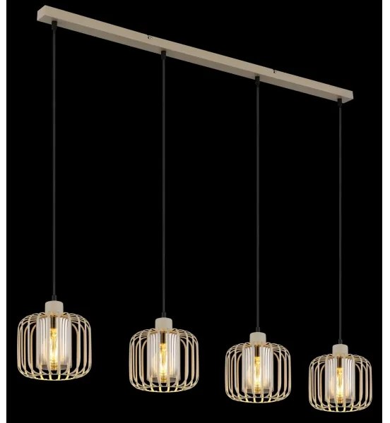 Globo ALFRED 15758-4H - Lustră suspendată pe cablu, 4xE27/40W/230V