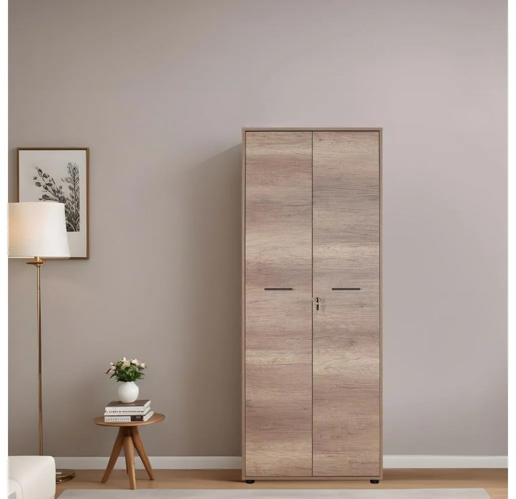 Dulap cu rafturi Nimue (nuc deschis) . 1109396