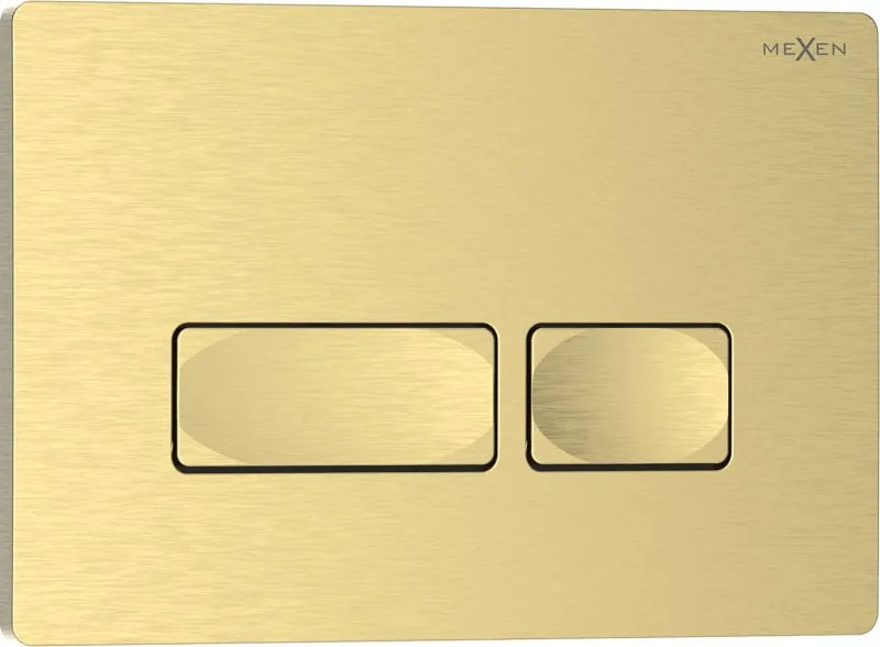 Mexen Tex 04 buton de spălare, auriu periat - 6104-11
