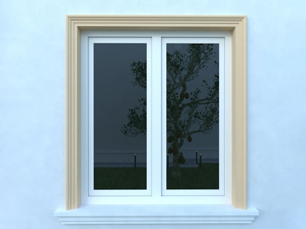 Ancadrament fereastra exterior FP114 dimensiuni 115x50x2000mm