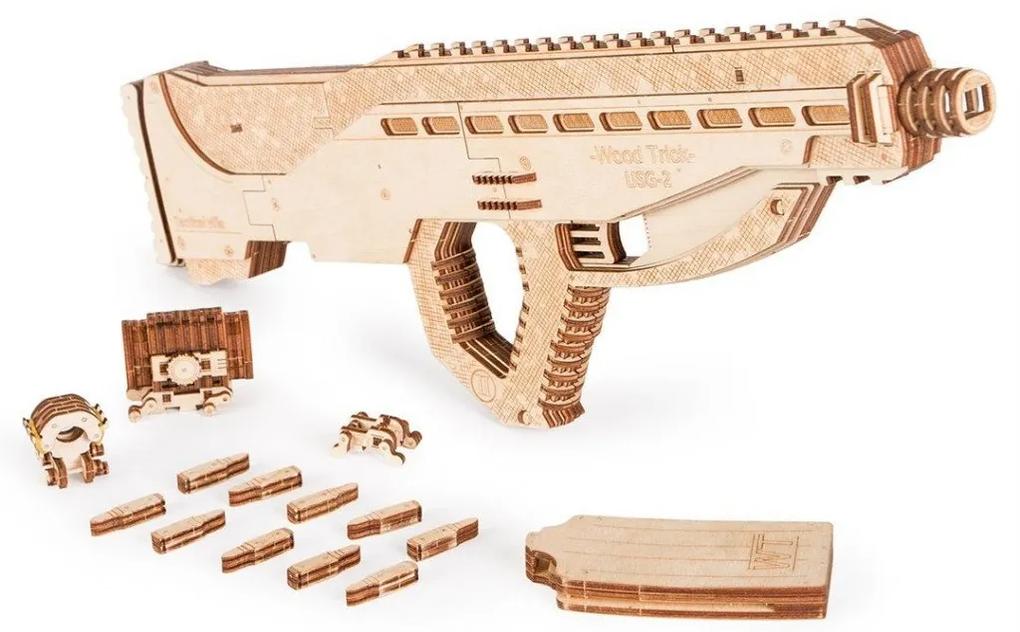 Puzzle 3D din lemn pusca de asalt USG-2