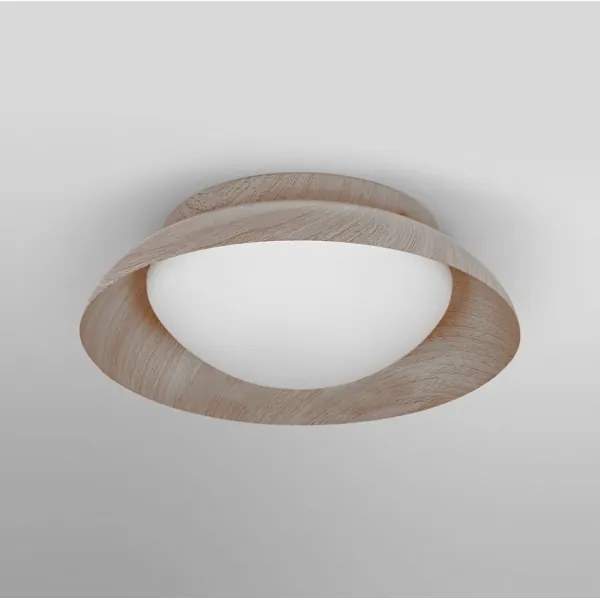 Osram - Plafonieră ORBIS MILAN 2xE27/10W/230V, Ø 30,5 cm, finisaj lemn