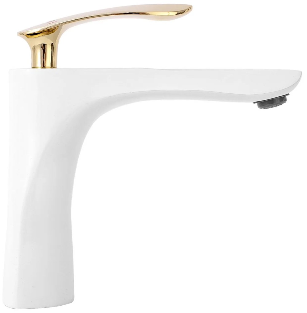 Baterie Orbit alb/auriu H17 cm