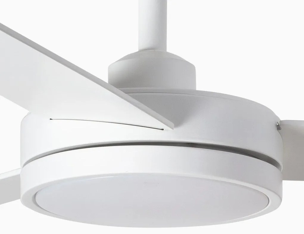 Lustra cu Ventilator si telecomanda BARTH L LED alb