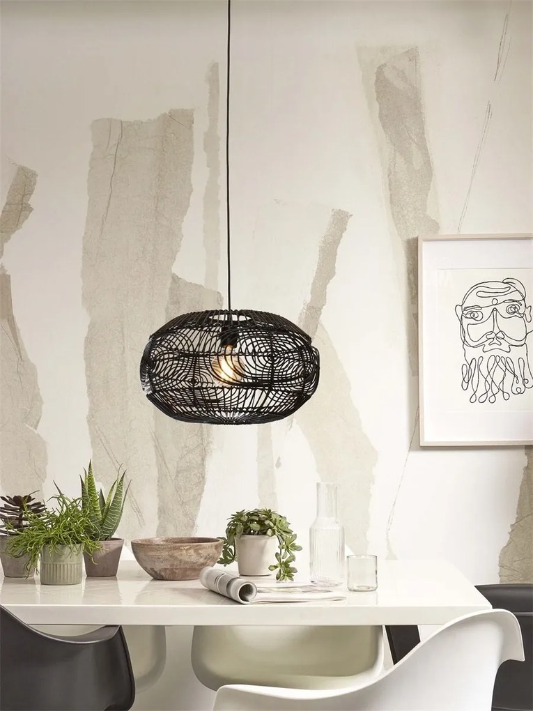 Lustra/Pendul eco din ratan Madeira rattan, bl