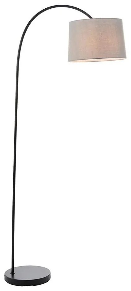 Lampă de podea CARLSON 1xE27/60W/230V, gri/negru - Endon 78163