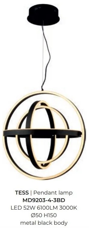 Lustra suspendata LED design modern TESS