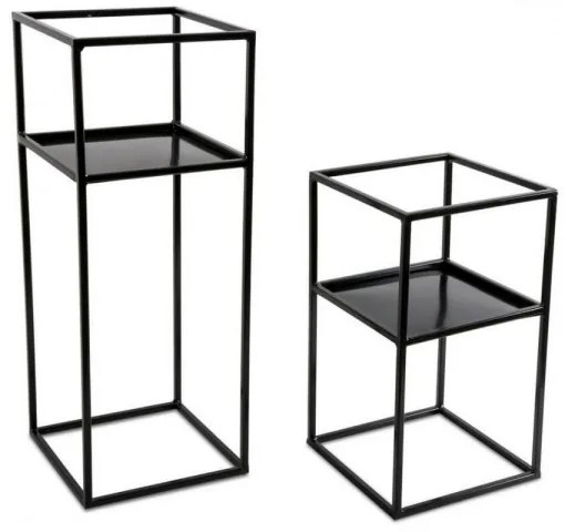 Suport pentru flori 40x24 cm, negru