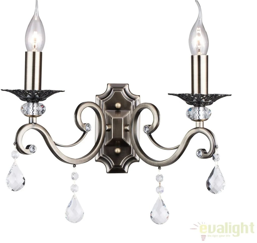 Aplica de perete eleganta design clasic Grace 2 bronz MYRC247-WL-02-R