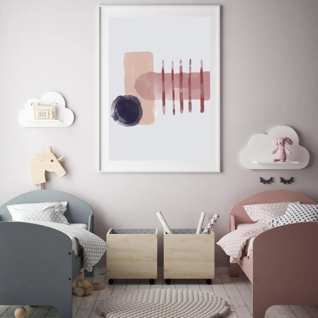 Poster - Abstracție pictată (A4)