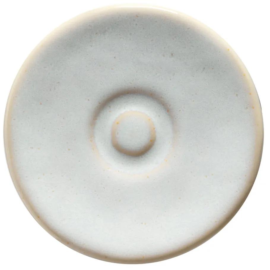 Farfurioară din gresie ceramică pentru ceașca espresso Costa Nova Roda, ⌀ 11 cm, alb