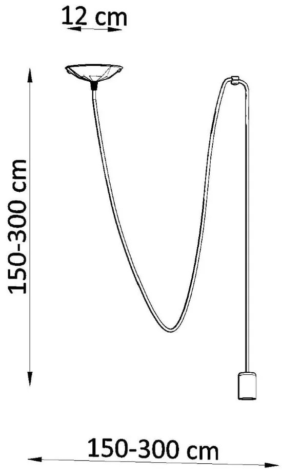 Lustră neagră Spider – Sollux