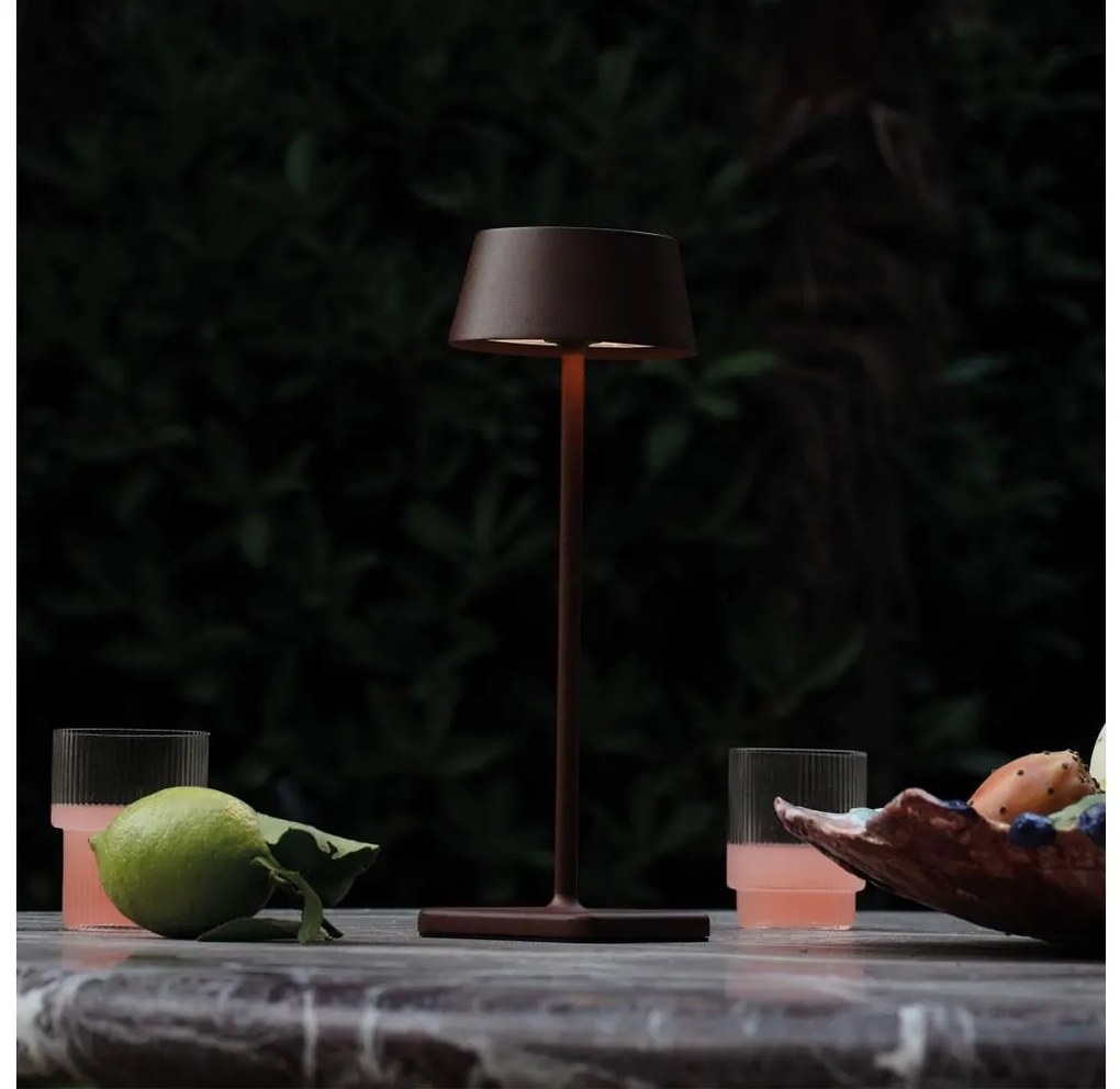 Ideal Lux - Lampă tactilă LED dimabilă PURE LED/1,5W/3,7V CRI 90 IP54 maro