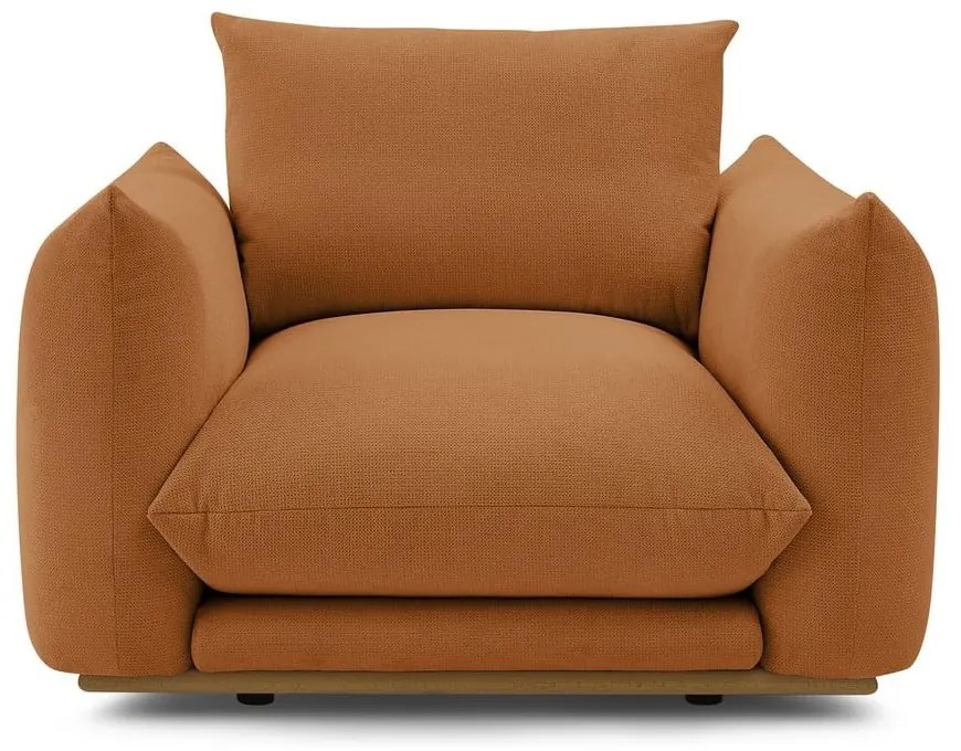 Fotoliu portocaliu Ernest – Bobochic Paris