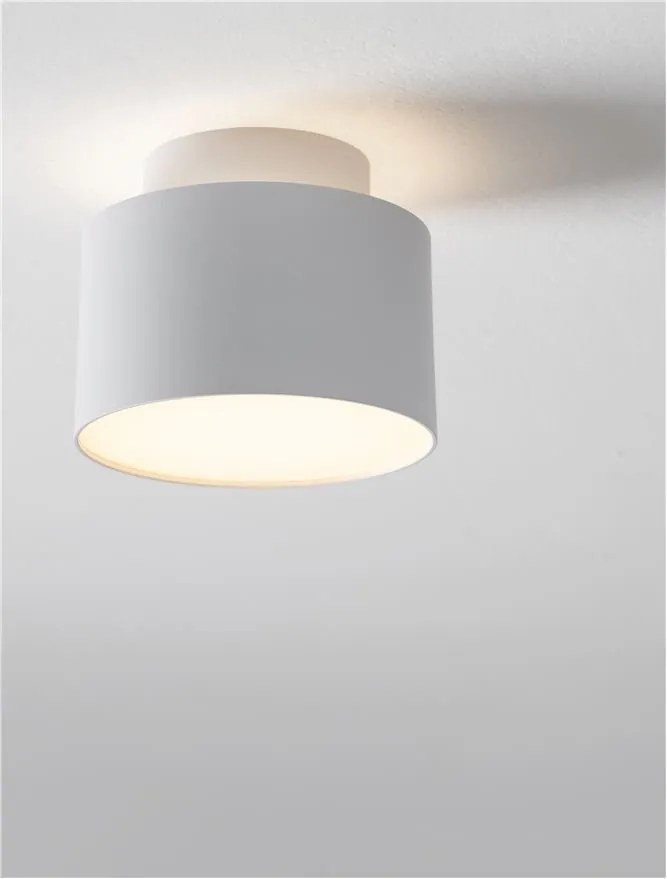 Spot aplicat, Plafoniera LED Ozen alb, 11cm
