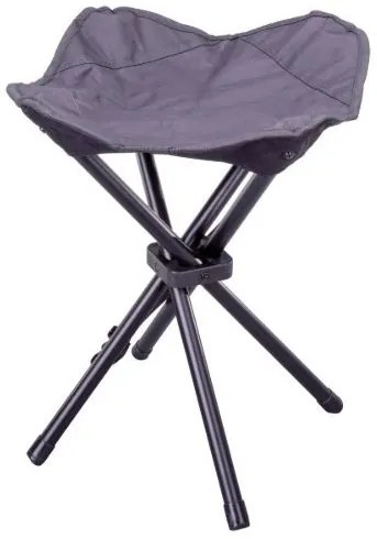 Garthen Scaun pliabil de camping, negru