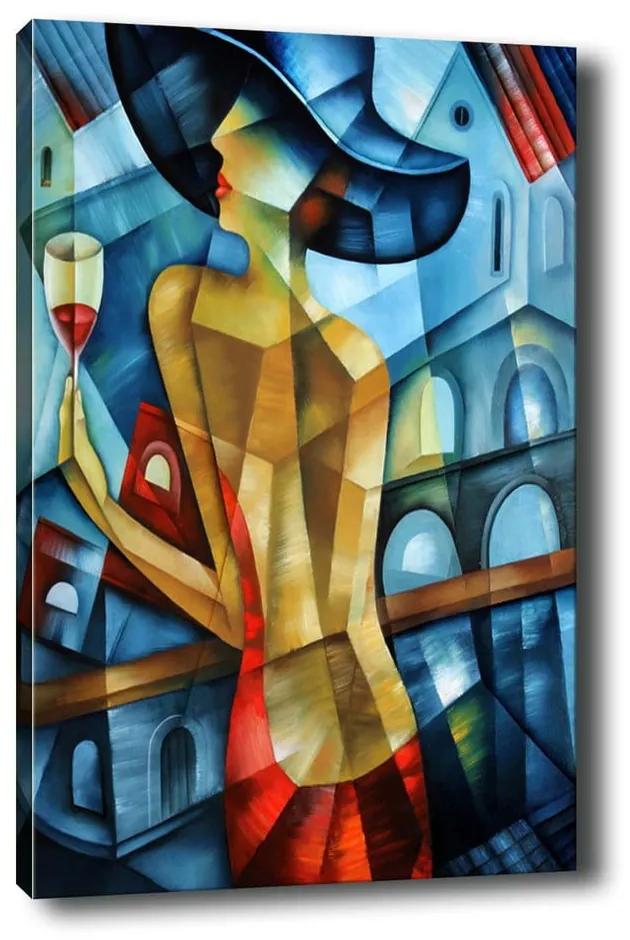 Tablou Tablo Center Cubistic Lady, 50 x 70 cm