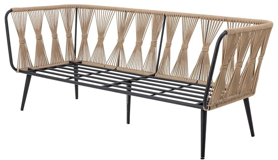 Canapea de grădină bej Pavone – Bloomingville