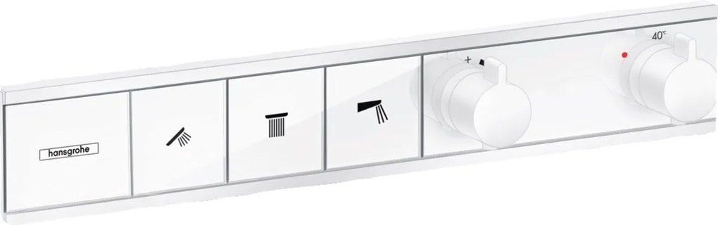 Hansgrohe RainSelect baterie cadă-duș ascuns da alb 15381700