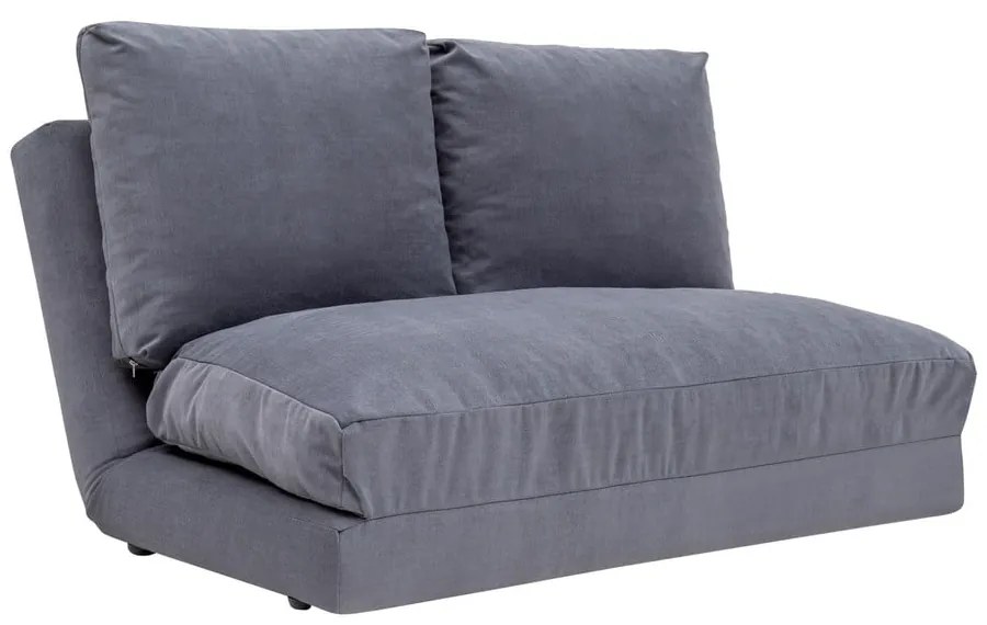 Canapea gri extensibilă 120 cm Taida – Balcab Home