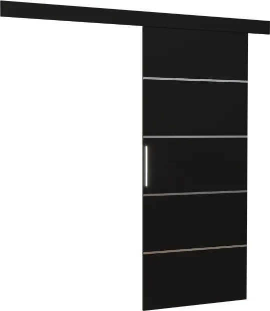 Ușă glisantă TONY – 86x1.6x205 cm – Negru