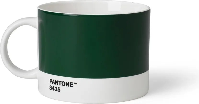 Cană verde-închis din ceramică 475 ml Dark Green 3435 – Pantone