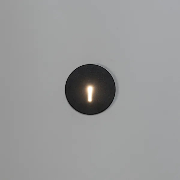 Kanlux 90796 - Corp de iluminat LED pentru scări MAGNIK LED/1,7W/230V CCT negru, rotund