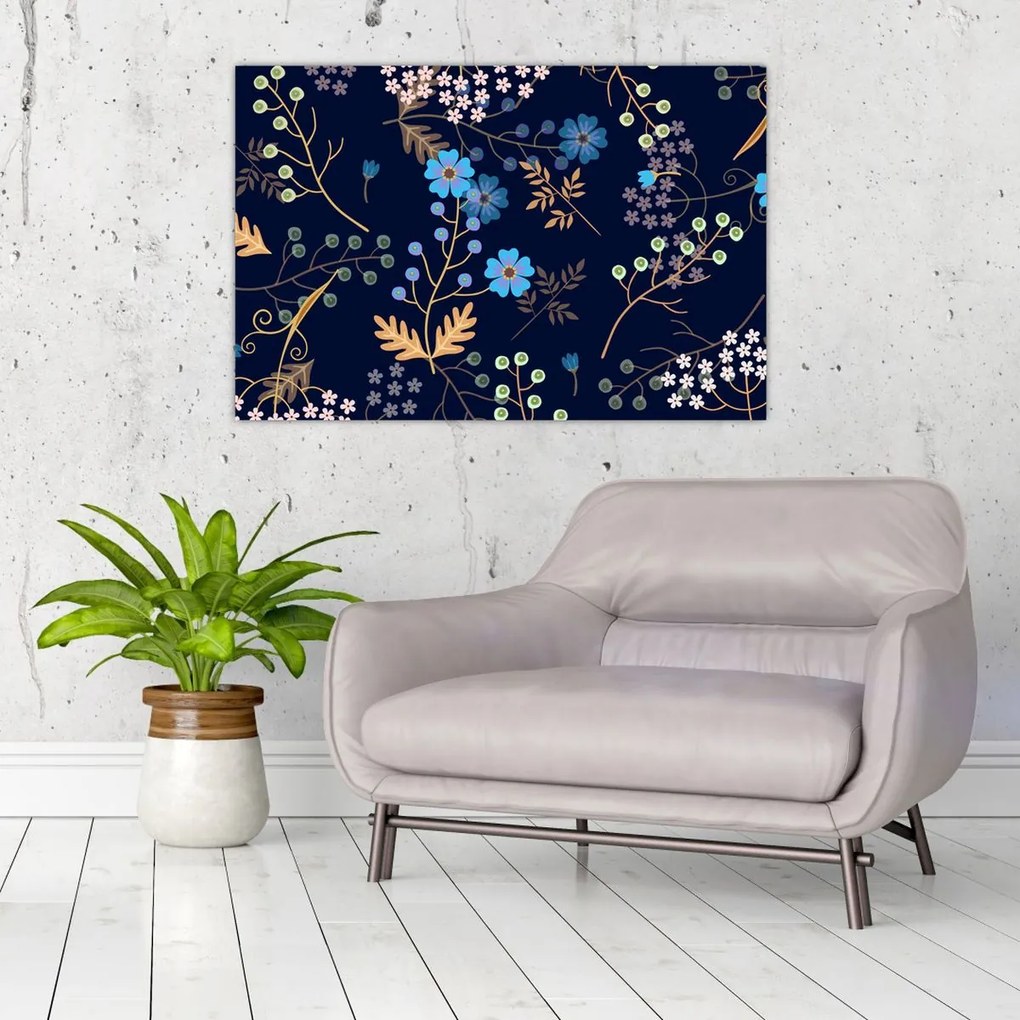 Tablou - Flori de toamnă (90x60 cm)