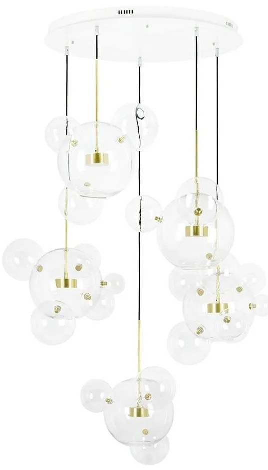 Lustra cu 5 pendule LED design modern Boliccine