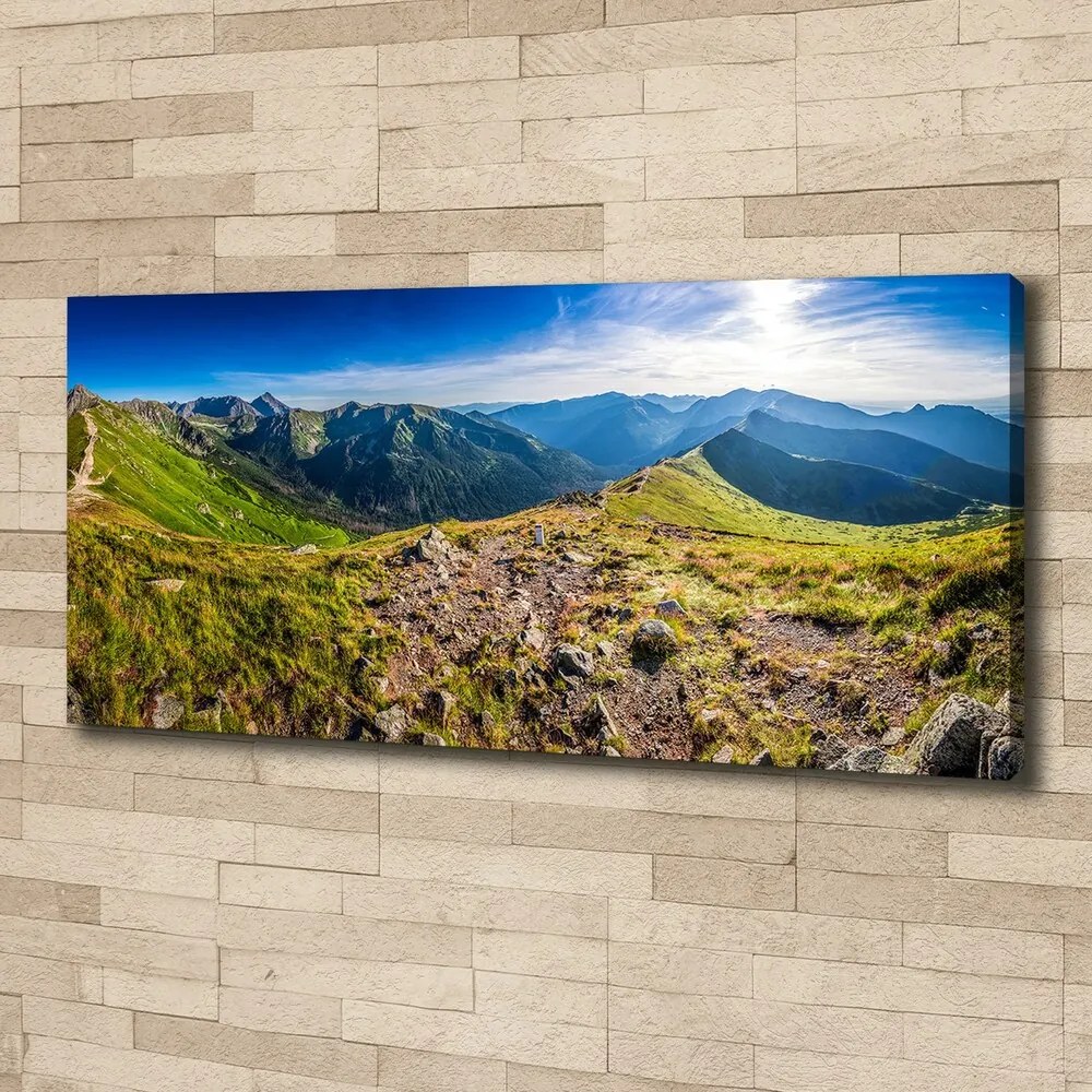 Print pe pânză Panorama de munte