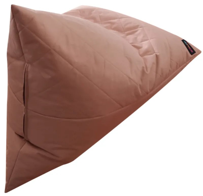 Fotoliu tip sac, material textil roz deschis, VETOK