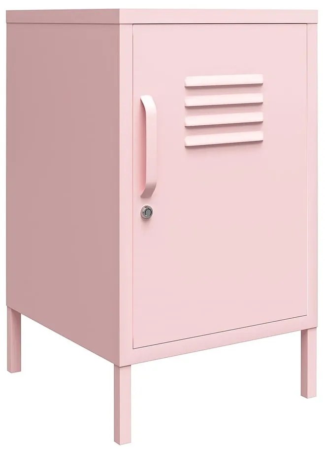 Noptieră roz-deschis din metal Cache – Novogratz