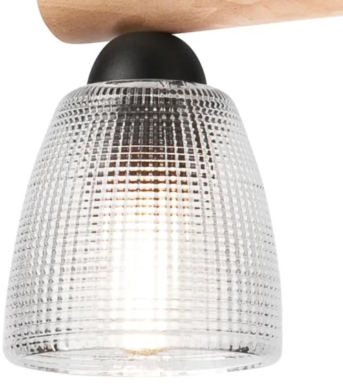 Lustră pe cablu MARGIT 2xE27/60W/230V fag