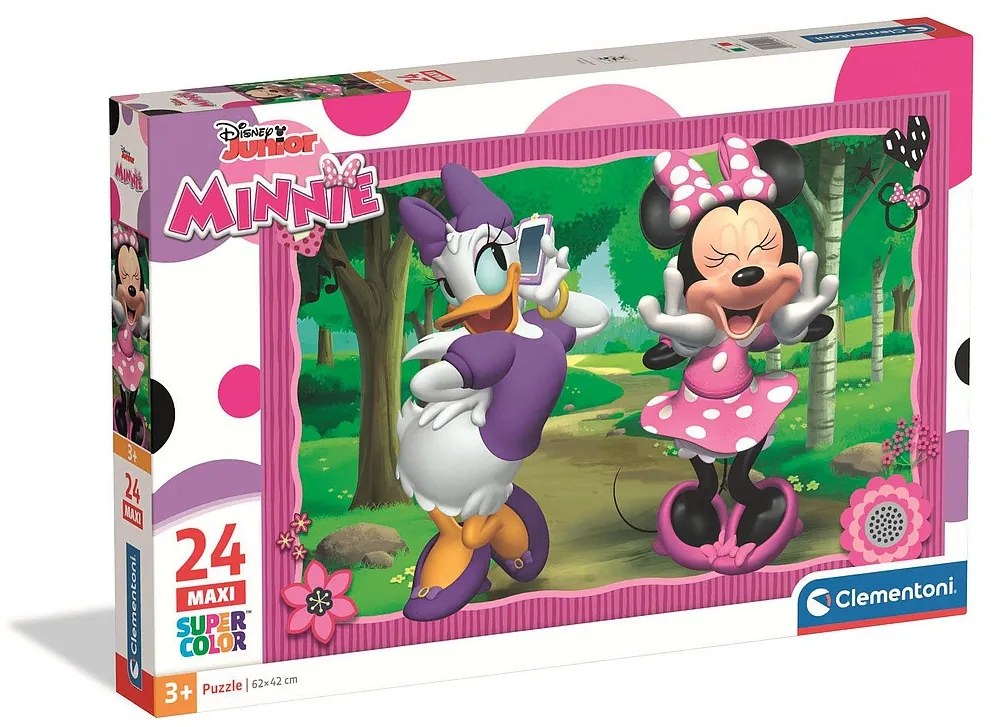 Disney Minnie Puzzle maxi de 104 piese Clementoni