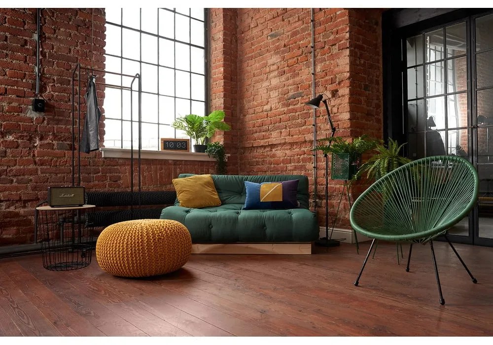 Canapea extensibilă bej 140 cm Roots - Karup Design