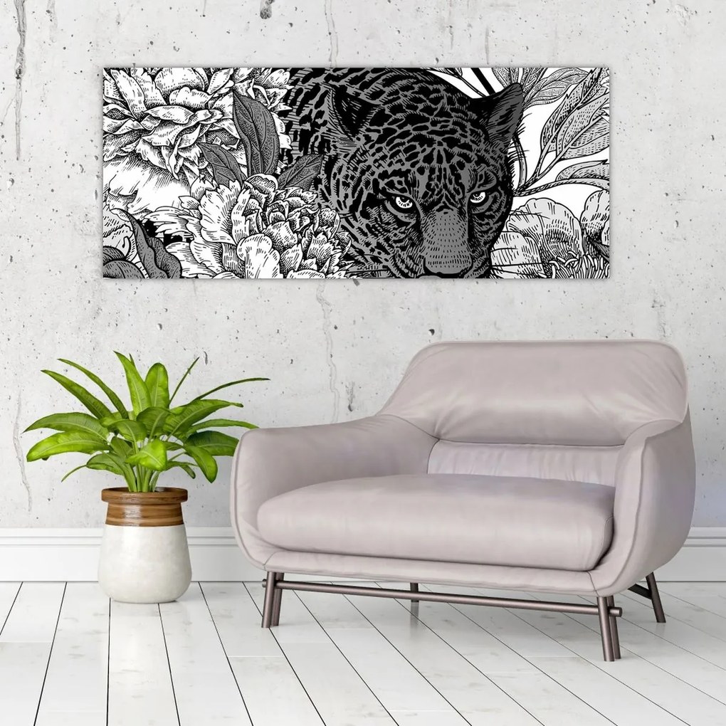 Tablou - Grădină exotică (120x50 cm)