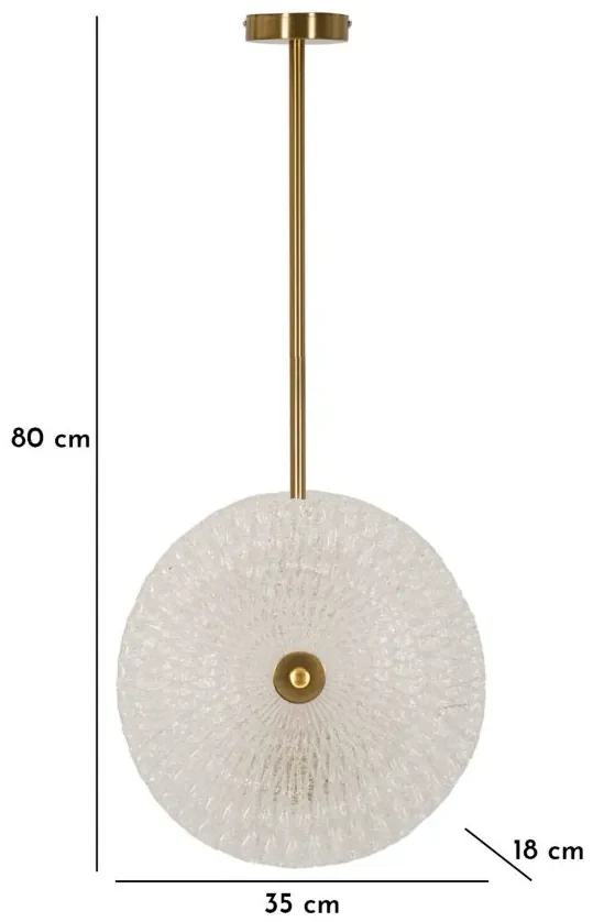 Mauro Ferretti Candelabr Sticla cm 35X18X80 | Aosom Romania