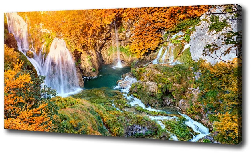 Print pe canvas Cascada în toamna