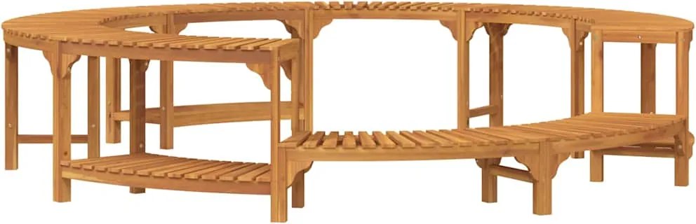 vidaXL Împrejmuire pentru Cadă cu Hidromasaj Maro Ø275 x 55,5 cm