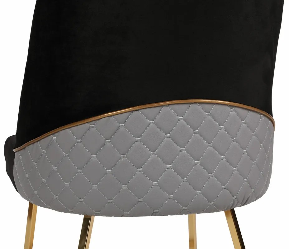 Set de scaune de sufragerie Madrid Black, 4 buc., 4 buc