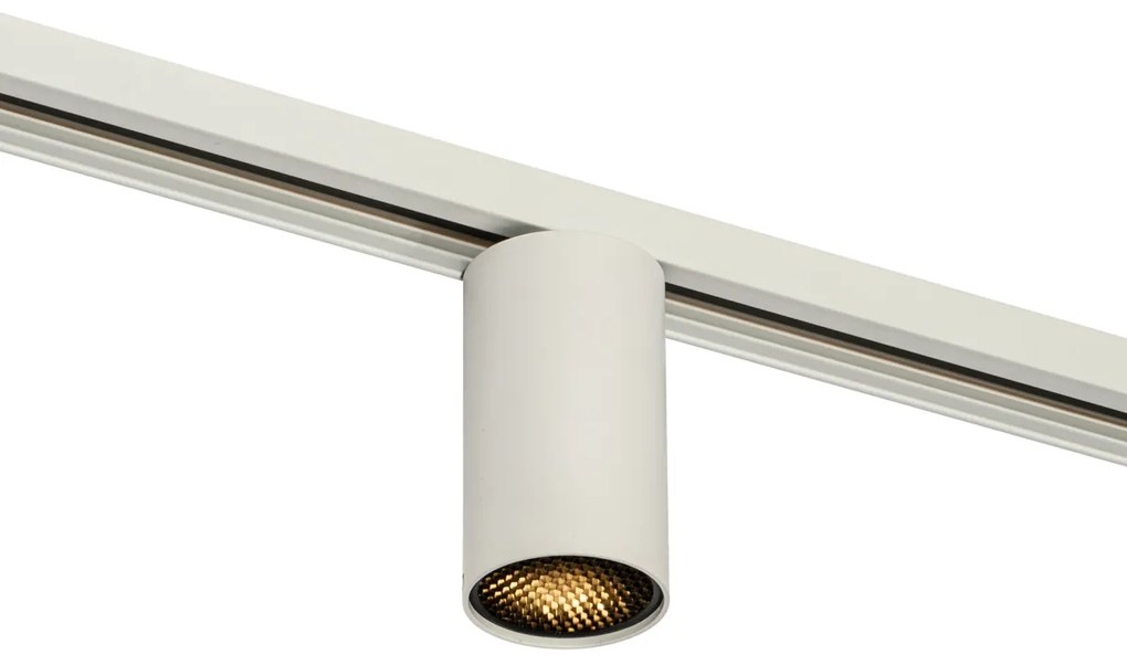 Spot modern alb pentru sistem cu șină monofazat GU10 50mm - Iconic Ruby Honey
