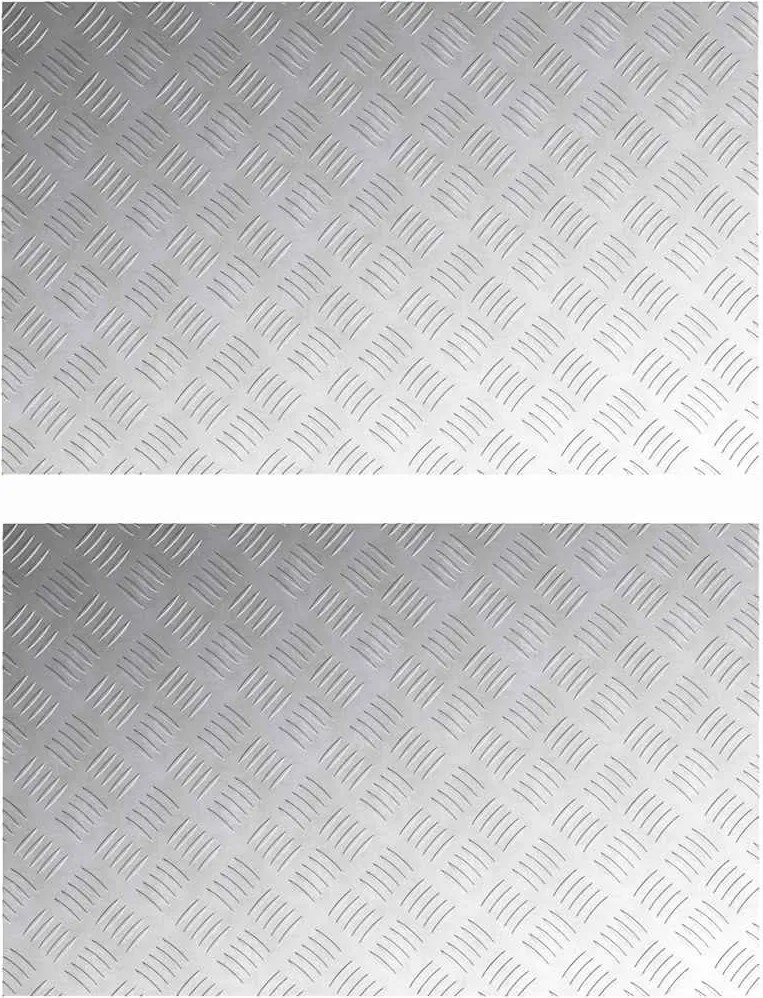 vidaXL Trepte Dreptunghiular 2 pcs Argintiu 80 x 50 cm Aluminiu