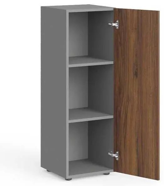 Dulap mediu Manager 39,9 x 42,2 x 119,5 cm, dreapta, nuca warmia / gri