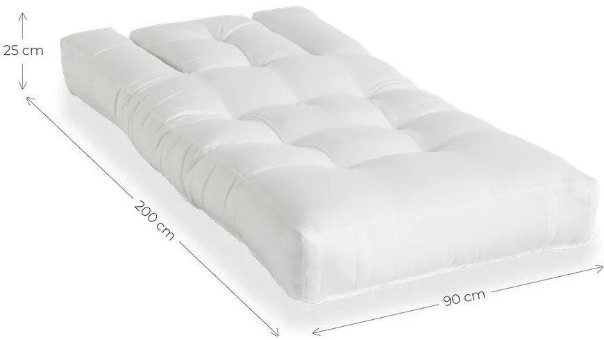 Scaun extensibil adecvat pentru exterior Karup Design Design OUT™ Hippo White, alb