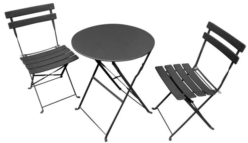 Set mobilier balcon Orosi (negru). 1088138