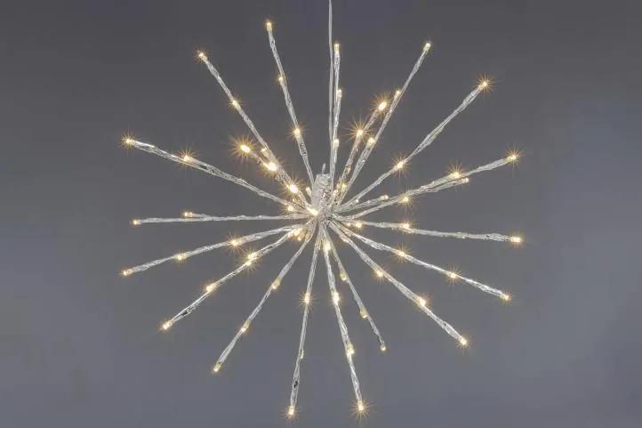 Iluminat de Crăciun 80 LED - ploaie de meteoriți, alb cald
