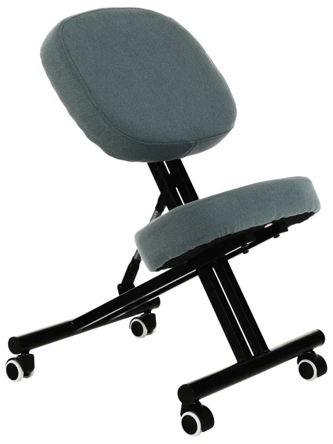 Scaun de ingenunchiere ergonomic, gri deschis   negru, KILIAN