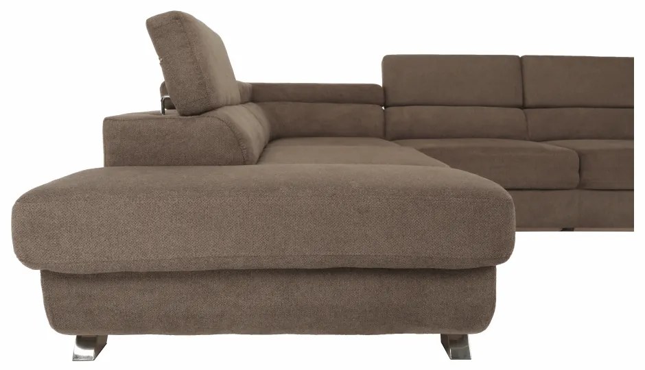 Colţar extensibil, maro, stânga, LEGAS