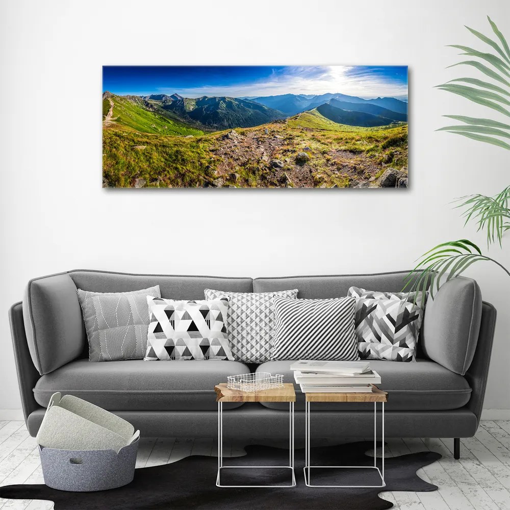 Print pe pânză Panorama de munte