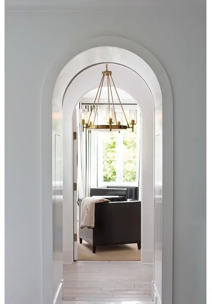 Lustră pe lanț COLLIER 5xE27/100W/230V Elstead HK-COLLIER5